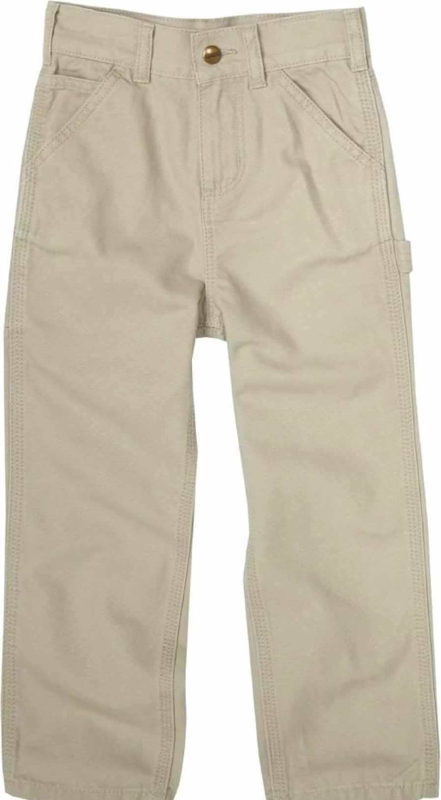 Carhartt Boys' & Toddler Washed Denim Overalls - Durable Kids' Bib Pants