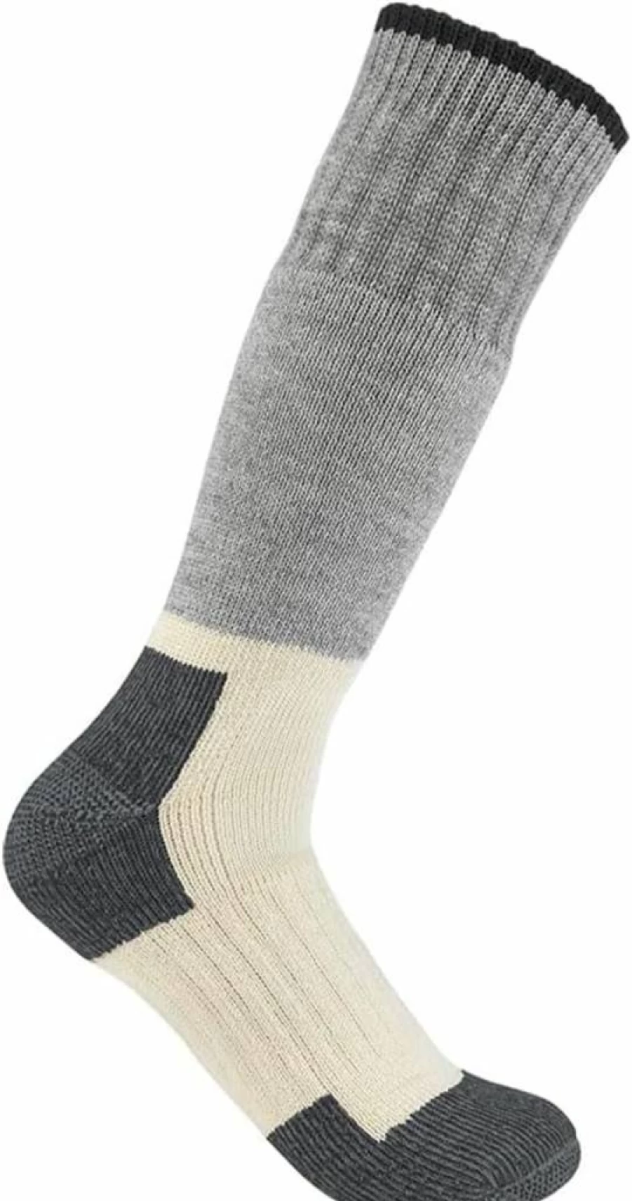 Carhartt Men's Arctic Heavyweight Boot Socks - Merino Wool Blend for Warmth & Durability