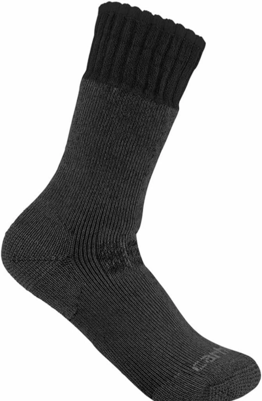Carhartt Men's Heavyweight Boot Socks - Synthetic-Wool Blend for Durability & Warmth
