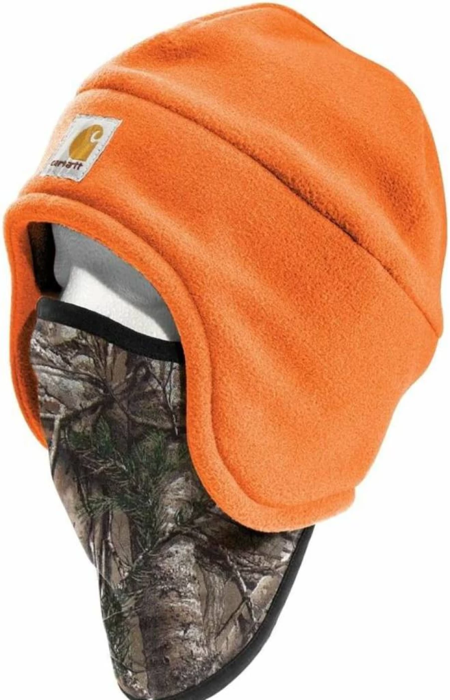 Carhartt Men's 2-in-1 Fleece Lined Beanie Winter Hat for Cold Weather