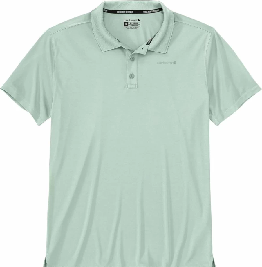 Carhartt Men's Force Sun Defender Relaxed Fit Lightweight Short Sleeve Shirt 106901 UPF Sun Protection Workwear