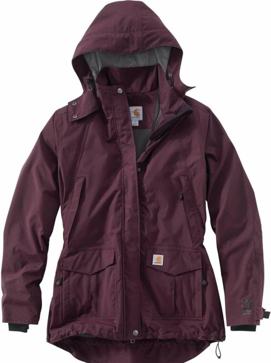 Carhartt Women's Plus-Size Water-Resistant Shoreline Jacket with Storm Defender Technology