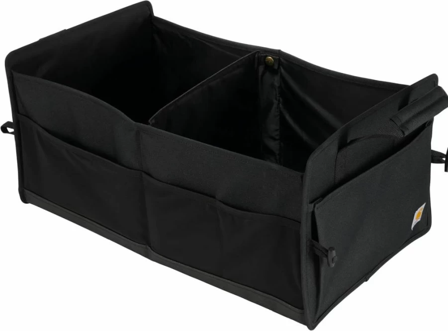 Carhartt Universal Collapsible Cargo Organizer - Durable Brown Storage Solution for Gear & Tools - One Size Fits All