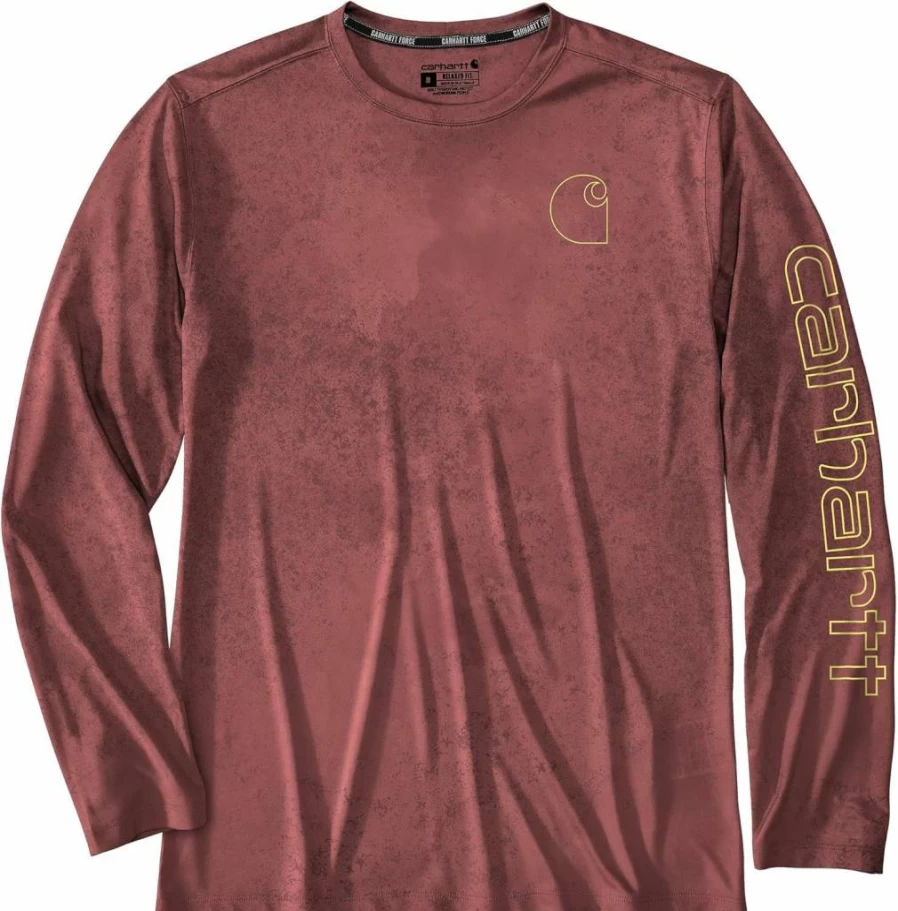 Carhartt Men's Force Sun Defender Lightweight Long-Sleeve Shirt UPF Protection Workwear