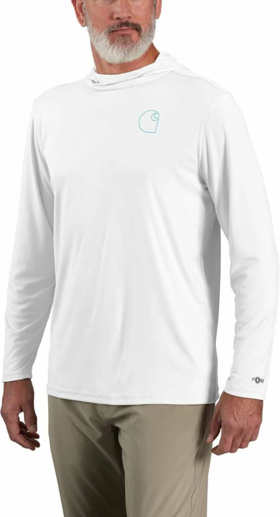 Carhartt Men's Force Sun Defender Lightweight Long-Sleeve Hoodie UPF Protection Workwear